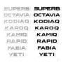 Емблема за Шкода предна 89мм и задна 79мм - Черна, Хромирана, Зелена, снимка 14