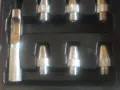 НОВ ОРИГИНАЛЕН НЕМСКИ КОМПЛЕКТ POWERFIX PROFI 7 БРОЯ СМЕНЯЕМИ ЗАМБИ ЗА ОТВОРИ 5-8мм ХРОМ-КАРБОНОВИ, снимка 8