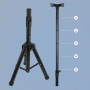 Стойка за тонколона, прожектор и др.  с размери 70 см и 120 см./ Стойката е специално създадена така, снимка 4
