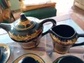 Сервиз за кафе - черно с позлата, снимка 3