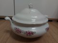 Порцеланов супник с капак, Китка, Съд за топло сервиране, снимка 8