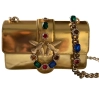 Pinko Love bag чанта през рамо - златна, снимка 3