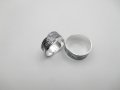Сребърен пръстен-халка ръчна изработка 