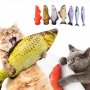 Плюшена играчка риба за котка , снимка 1 - Стоки за котки - 28715035