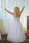сватбена булчинска рокля с кристали по поръчка, снимка 8