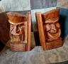 Книгоразделители 2 бр. Масивно дърво, Холандия., снимка 2
