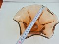 стара стъклена купа фруктиера , снимка 5