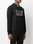 EMPORIO ARMANI EA7 Black Embroidered Logo Мъжко Горнище тип Суичър size XL (L), снимка 2