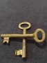 Два стари редки бронзови ключа от соца за КОЛЕКЦИЯ ДЕКОРАЦИЯ 29220, снимка 5