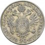 Монета Австрия 20 Кройцера 1848-А  Фердинанд I