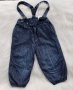 Ватирани дънки с тиранти H&M 6-9 месеца, снимка 3