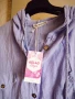 Лилава риза връхно лен, снимка 3