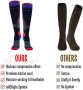 Компресиращи ски чорапи от мериносова вълна Reamphy, 39-42, снимка 2