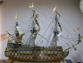 макет на кораб San Felipe-1690 Spanish Armada Galleon Tall Ship, снимка 3