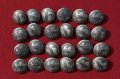 Van Avendonck дамски метални копчета 24 бр - 1,7 см