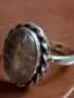 Сребърен пръстен с кварц косите на Венера, снимка 3
