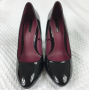 Лачени дамски обувки ZARA. , снимка 1 - Дамски обувки на ток - 44875900