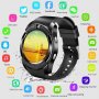 3000051185 Смарт часовник AMIO Smart watch V8 с bluetooth, камера и SIM карта черен, снимка 2