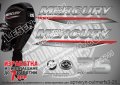 MERCURY 25 hp FS 2019-2022 Меркюри извънбордов двигател стикери надписи лодка яхта outmerfs3-25