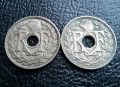 Стара монета 10 сантима 1935 г. и 1936 г.Франция - красиви !, снимка 6