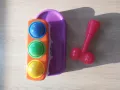 Игра с чук и 3 разноцветни топки, снимка 1
