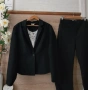 Черен костюм панталон ZARA , снимка 6