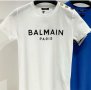Бяла тениска  Balmain Br109, снимка 1 - Тениски - 36126681