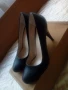 Черни дамски обувки на висок ток - обувани веднъж, снимка 8