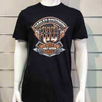 Нова мъжка тениска с дигитален печат HARLEY DAVIDSON, мотори в черен цвят, снимка 5 - Тениски - 38996321