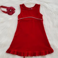 Коледна рокля 2 години, снимка 4 - Бебешки рокли - 34700211
