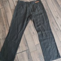 Продавам мъжки черен ленен панталон , снимка 4 - Панталони - 37895288