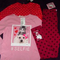 Нова блузка H&M и клин Hello kitty (9-10 г), снимка 2 - Детски Блузи и туники - 26746035