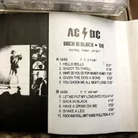 Рядка касетка - AC/DC - Back in Black - G Records, снимка 2 - Аудио касети - 35583170