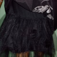 Официална черна сатенена рокля S, снимка 5 - Рокли - 28708301