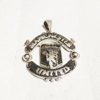 Голяма поръчкова сребърна емблема на  Manchester United, футбол, футболен отбор, Манчестер юнайтед, снимка 5 - Колиета, медальони, синджири - 35584976