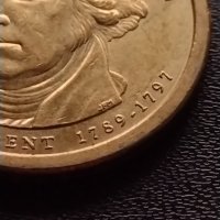 Възпоменателна монета GEORGE WASHINGTON 1 президент на САЩ (1789-1797) за КОЛЕКЦИЯ 38033, снимка 7 - Нумизматика и бонистика - 40764199
