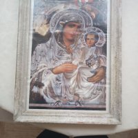 Икона Света Богородица в рамка, снимка 1 - Икони - 40215232