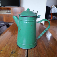 Стар емайлиран чайник #61, снимка 1 - Други ценни предмети - 44864113