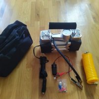 Автокомпресор 12V, два цилиндъра, с чанта, снимка 1 - Аксесоари и консумативи - 37244666