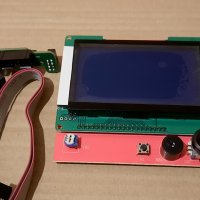 12864 LCD RAMPS 1.4 Reprap дисплей за 3D printer, снимка 1 - Друга електроника - 35041938