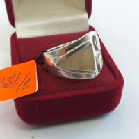 Сребърен пръстен със седеф-6.57гр/925, снимка 3 - Пръстени - 33004460
