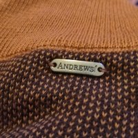 Пуловер Андрюс нов 50% вълна размер М на половин цена, снимка 3 - Пуловери - 43975379