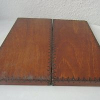 стара дървена кутия за игра - табла, снимка 2 - Други - 33071444