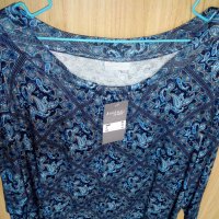 Нова макси тънка блуза със 7/8-ми ръкав, снимка 3 - Блузи с дълъг ръкав и пуловери - 37076519