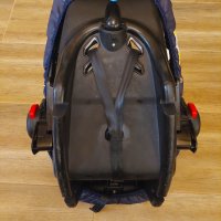 Синьо Кожено столче кошче за кола Adbor за дете  0 - 10 кг, снимка 6 - Столчета за кола и колело - 38999303
