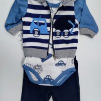 Нов бебешки комплект от 3 части , снимка 1 - Комплекти за бебе - 37021941