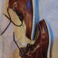 Обувки от естествена кожа ZIGN, снимка 7 - Мъжки боти - 43402116