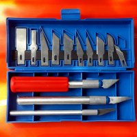 Комплект сменяеми ножчета с три дръжки, снимка 1 - Други инструменти - 37344905