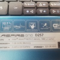 Лаптоп Acer Aspire One D257, снимка 2 - Лаптопи за дома - 43897923