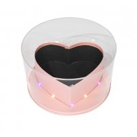 Светеща LED Кутия за декорация Shine Heart Розова, снимка 1 - Романтични подаръци - 39873027
